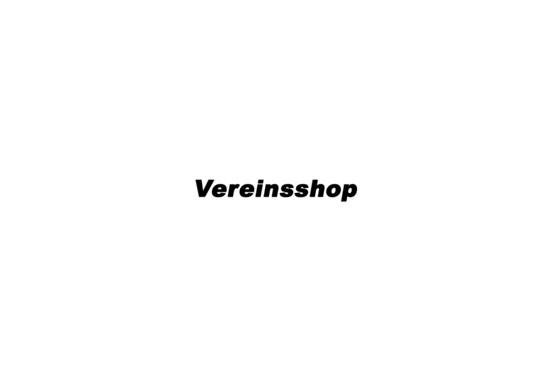 Vereinsshop 1